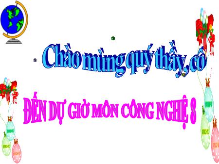 Bài giảng Công nghệ Lớp 8 - Bài 33: An toàn điện