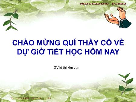 Bài giảng Hình học Lớp 8 - Bài 12: Hình vuông - Lê Thị Kim Vẹn