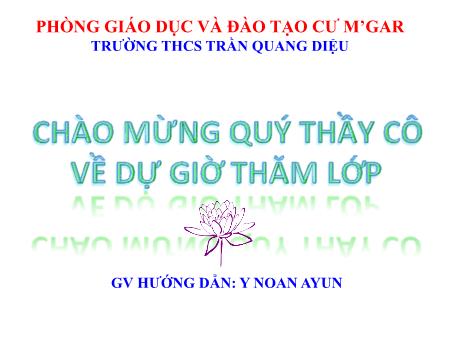 Bài giảng Sinh học 7 - Bài 56: Cây phát sinh giới động vật - Y Noan Ayun