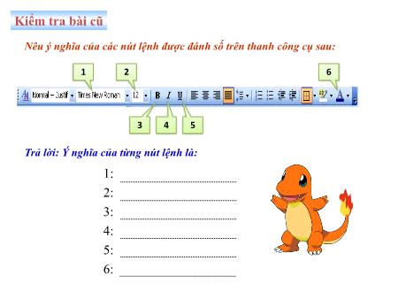 Bài giảng Tin học Khối 6 - Bài 17: Định dạng đoạn văn bản