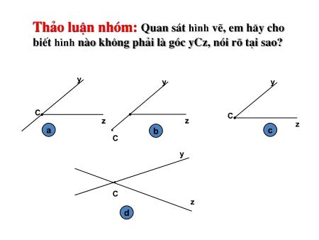 Bài giảng Toán Lớp 6 - Bài: Góc