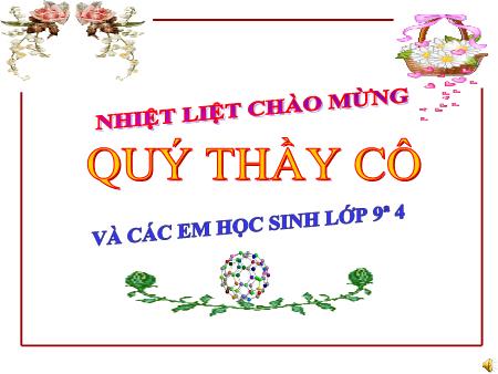 Bài giảng Vật lí Lớp 9 - Tiết 60: Ánh sáng trắng và ánh sáng màu