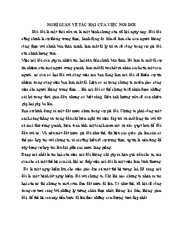 Bài tập Ngữ văn Lớp 9