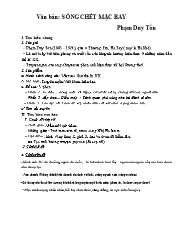 Tài liệu ôn tập Ngữ văn 7 - Đợt 2