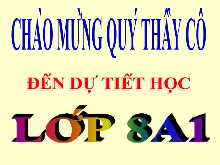 Bài giảng Hình học Lớp 8 - Bài 11: Hình thoi Bài giảng Hình học Lớp 8 - Bài 11: Hình thoi