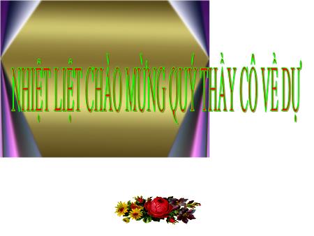 Bài giảng Hình học Lớp 9 - Bài: Đường thẳng song song. Đường thẳng cắt nhau