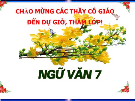 Bài giảng Ngữ văn Lớp 7 - Tiết 99: Chuyển đổi câu chủ động thành câu bị động (Tiếp theo)