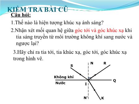 Bài giảng Vật lí Lớp 9 - Bài 42: Thấu kính hội tụ