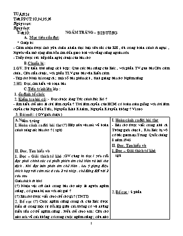 Giáo án Ngữ văn Lớp 8 - Tuần 24 Giáo án Ngữ văn Lớp 8 - Tuần 24